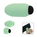 Egg Shaped Lip Moisturizer With Microfiber Top - Green