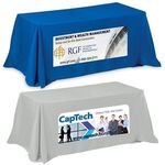 Buy 8 ft 4-Sided Throw Style Table Covers - Full Color