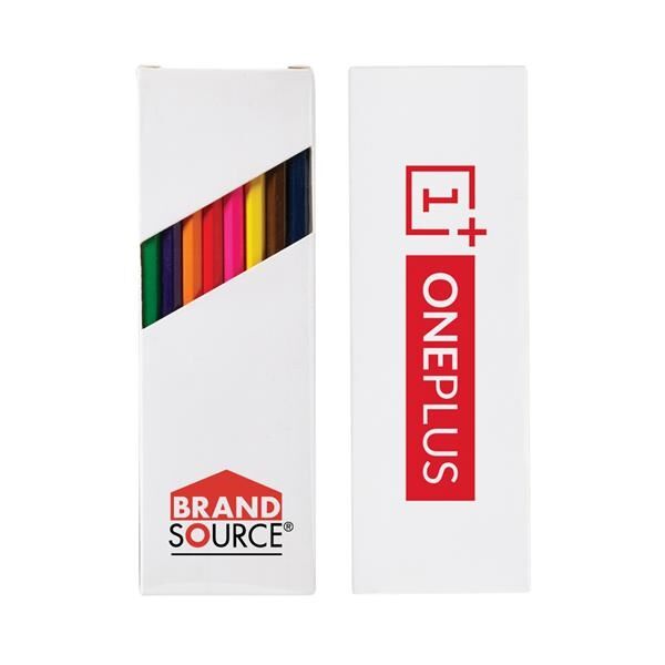 Main Product Image for Eight-Color 7" Wooden Pencil Set in White Box