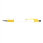 Elite Slim Pen (Digital Full Color Wrap) - Yellow/white/silver