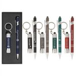 Ellipse & Chroma Softy Metal Pen & Flashlight Gift Set - Laser -  