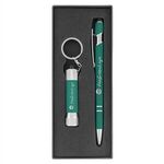 Ellipse & Chroma Softy Metal Pen & Flashlight Gift Set - Laser -  