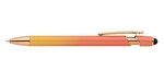 Ellipse Ombre Rose Gold Stylus Pen - Coral