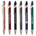 Buy Ellipse Softy Rose Gold Classic Pen with Stylus - ColorJet