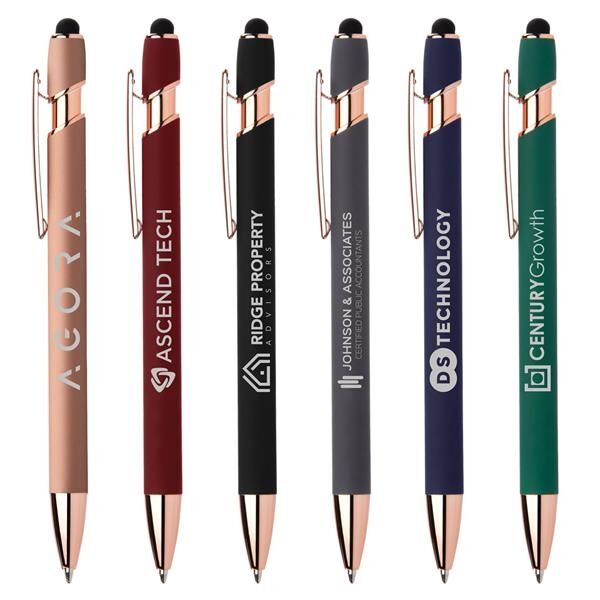 Main Product Image for Laser Engraved Ellipse Softy Rose Gold Classic w/ Stylus