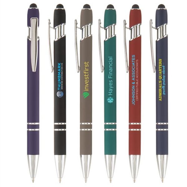 Main Product Image for Ellipse Softy With Stylus - Colorjet - Full Color Metal Pen