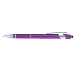 Ellipse Stylus - ColorJet - Full-Color Metal Pen - Purple-silver