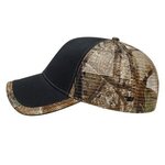 Embroidered Camo Mesh Back Cap -  