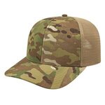 Buy Embroidered Camo Trucker Mesh Back Cap