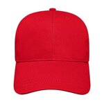 Embroidered Lightweight Low Profile Cap - Red