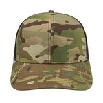 Embroidered Multicam Mesh Back Cap - Multicam® Original-black