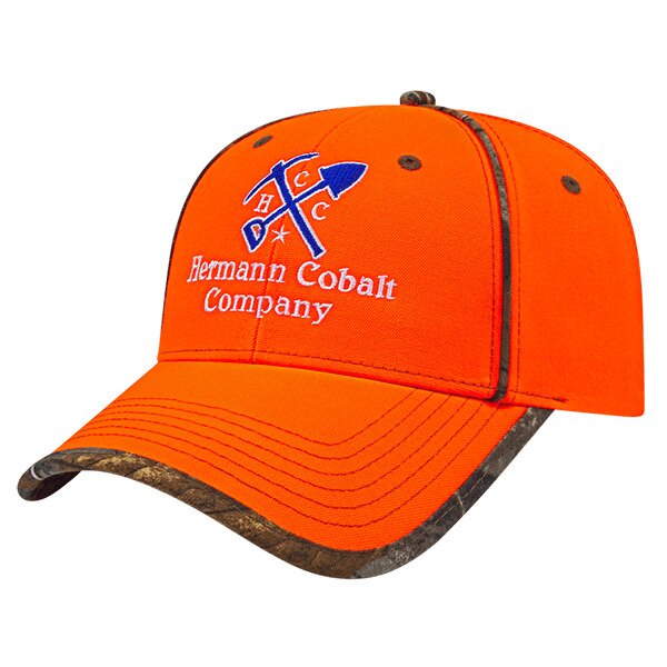Main Product Image for Embroidered Piping & Visor Accent Camo Cap