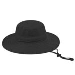 Embroidered Premium Performance Boonie Cap - Black