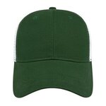 Embroidered X-Tra Value Mesh Back Cap - Dark Green/white