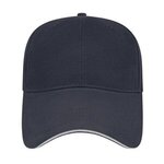 Embroidered X-Tra Value Sandwich Cap - Navy/White