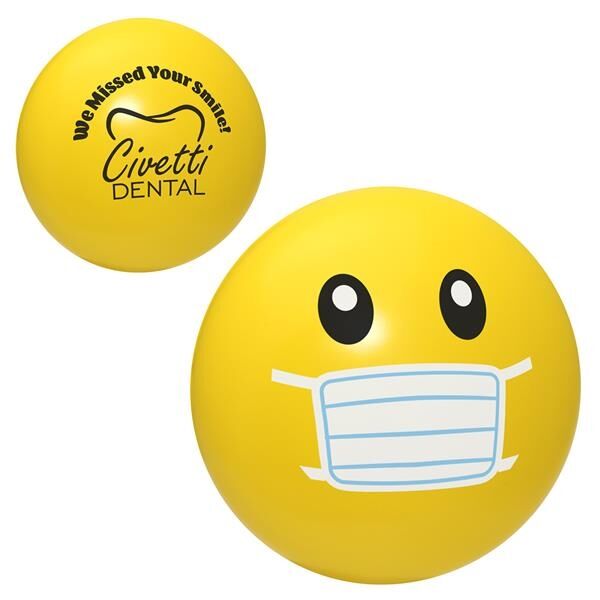 Main Product Image for Marketing Emoji Face Mask Stress Reliever