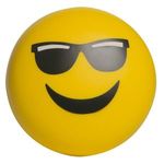 Emoji Mr Cool Squeezies® Stress Reliever - Yellow
