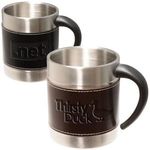 Buy Coffee Cup Empire (TM) Leather-Stainless Steel 10 oz