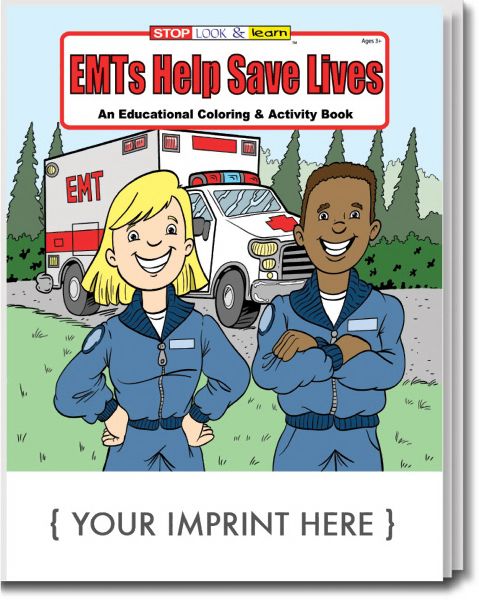 Main Product Image for Emts Help Save Lives Coloring And Activity Book USA Made