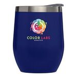 Escape - 11oz. Double Wall Stainless Wine Cup - Full Color - Royal Blue