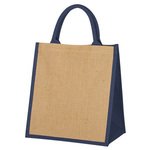 Escape Jute Tote Bag - Blue