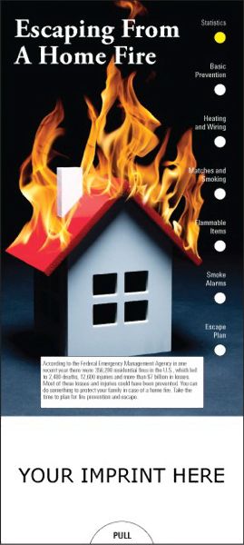 Main Product Image for Escaping From A Home Fire Slide Chart