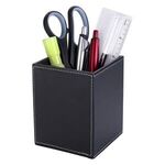 Executive Pen & Pencil Cup - Black