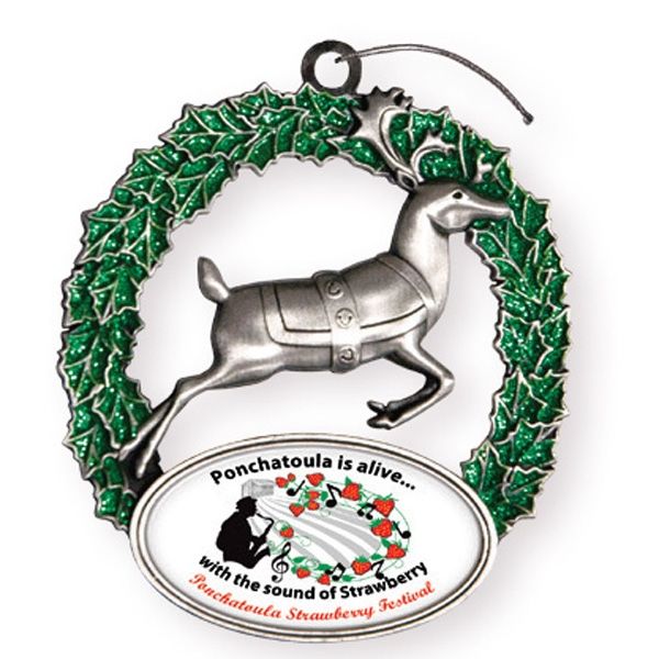 Main Product Image for Custom Express Reindeer Holiday Ornament