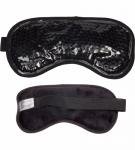 Eye Mask Aqua Pearls Hot and Cold Pack - Black