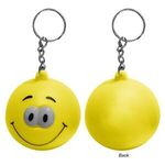 Eye Poppers Stress Reliever Keychain - Yellow