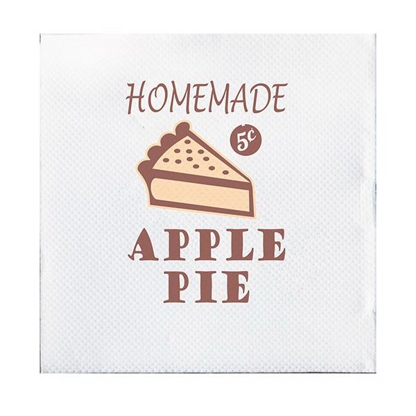 Main Product Image for Custom Printed FashnPoint Mini Beverage Napkin Kraft or White