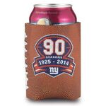 Faux Leather Football Can Cooler Sleeve -  
