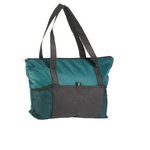 Feather Flight Zippered Tote Bag - Dark Green