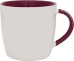 Festival Collection Ceramic Mug - White-maroon