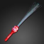 Fiber Optic Santa Wands - Red-multi Color