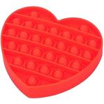 Fidget Popper Heart Shaped Board - Full Color Imprint -  