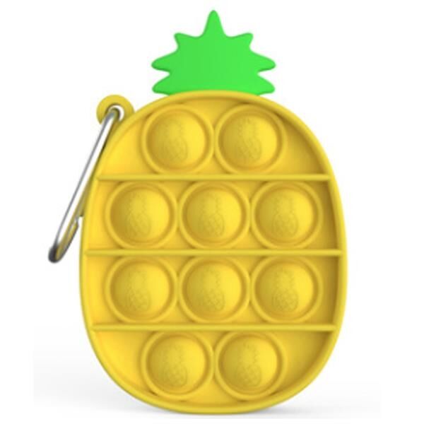Main Product Image for Fidget Popper Pineapple with Keychain