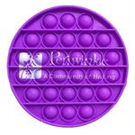 Fidget Popper Round Shaped Board - Full Color Imprint - Purple