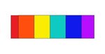 Fidget Popper Round Shaped Board - Rainbow