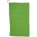 Fingertip Towel (11" x 18") - Dark Colors - Green-lime