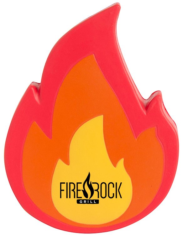 Main Product Image for Custom Squeezies(R) Fire Emoji Stress Reliever