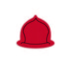 Fire Helmet Jar Opener - Red 200u