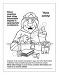 Fire Safety Coloring and Activity Book Fun Pack -  