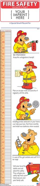 Main Product Image for Fire Safety Growth Chart