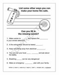 Fire Safety Spanish Coloring and Activity Book -  