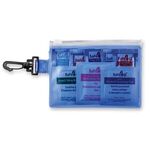 First Aid Kit in Pouch - Translucent Blue