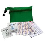 First Aid Polyester Zip Tote Kit 2 - Green