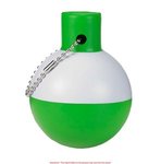 Fishing Bobber Floater Key Tag - Lime-white