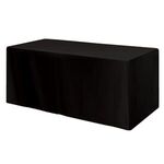 Fitted Poly/Cotton 3-sided Table Cover - fits 6