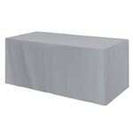 Fitted Poly/Cotton 3-sided Table Cover - fits 6